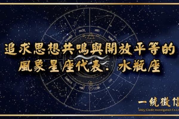 【追求思想共鳴與開放平等的風象星座代表．水瓶座】